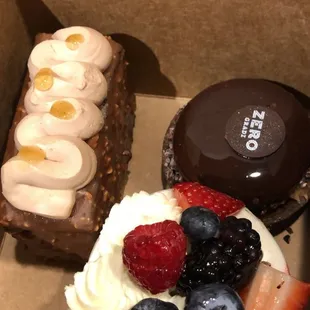 Assortment of pastries.