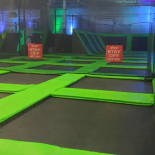 Christmas break fun at the trampoline park.