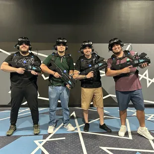 Friends having a good time