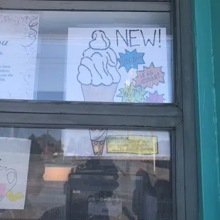 outside