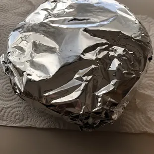 Look at those clean lines on the foil contour of the sammich