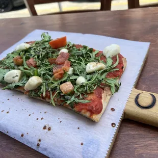Slice of Caprese Pizza