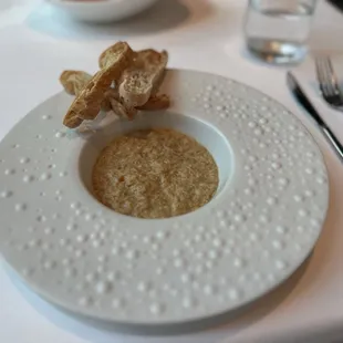 a plate of food on a table