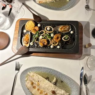 a plate of food on a table