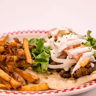 a plate of food