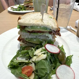 Fried Egg BLT Stack substitute egg for avocado