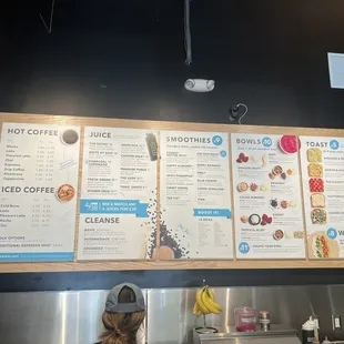 Prices and menu items. I have only tried their smoothies.