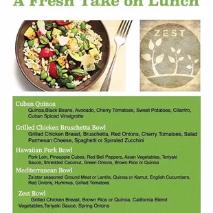 a fresh take on lunch