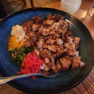 Chicken rice bowl - yum!