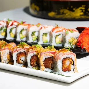 Sushi Rolls with Lobster