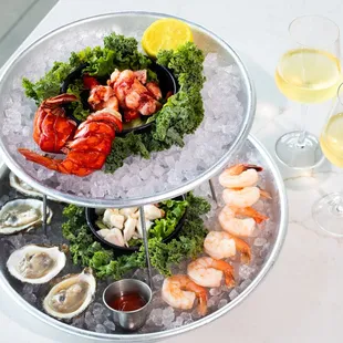 Seafood tower