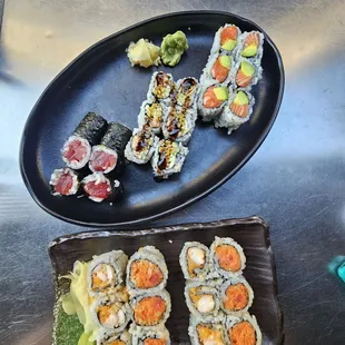 food, sushi and sashimi, sushi, sashimi