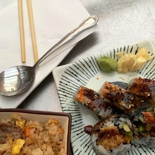 sashimi, sushi, sushi and sashimi, food