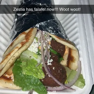 Berta w Feta w falafel