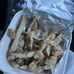 Side Of Meat ( Full Order) -- Huge portion! Most flavorful chicken ever