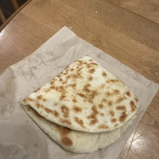 Side of fresh bread