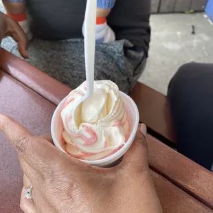 Small strawberry and vanilla