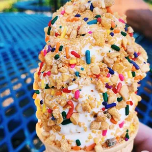 Vanilla Cone with Krunch Coat