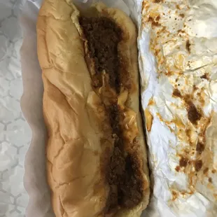 Chili Cheese Dog. Trust me...it was pretty tasty.