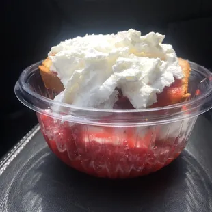 Strawberry shortcake is my favorite selection there in the summer.