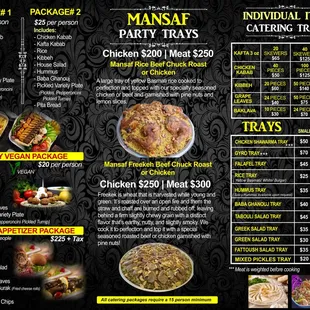 Catering Menu