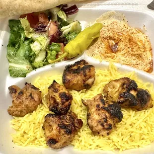 Chicken Falafel Platter