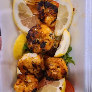 shrimp kebab skewer