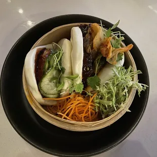 Bao Buns - Pork Belly &amp; Korean BBQ Short Ribs