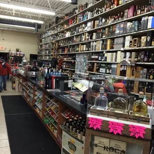 the inside of a store