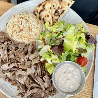 Lamb and Beef Gyro Plate
