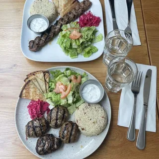 Adana Kebab Plate
