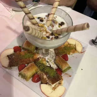 a bowl of yogurt and fruit