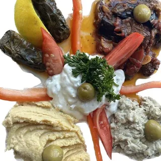 Vegetarian Mixed Appetizer Plate