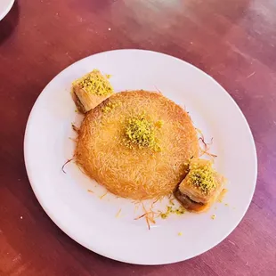 Kunefe and Baklava
