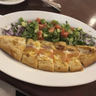 Turkish Sausage Pide