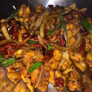 Dry Red Chili Chicken