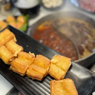 Donut with shrimp paste