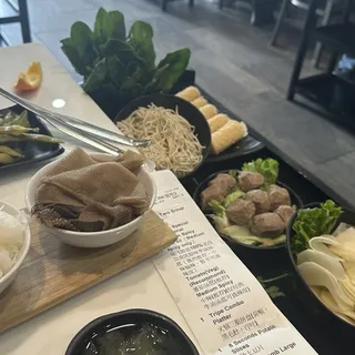 House Made Shrimp Ball Hot Pot