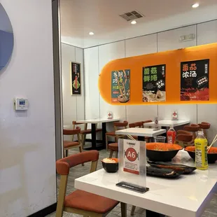 interior, sushi and sashimi