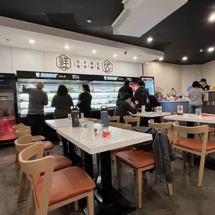 interior, sushi and sashimi