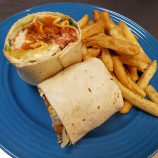 Buffalo chicken wrap