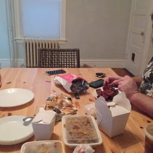 We did takeout tonight, daughter &amp; son-in-law here soon forgame night. Food is outstanding!!