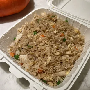 Salted fish and chicken fried rice