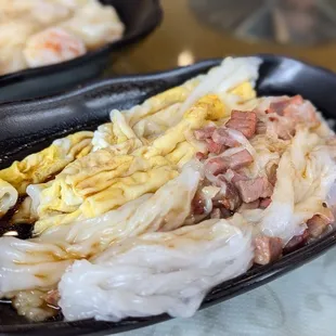 BBQ Pork &amp; Egg Cheong Fun