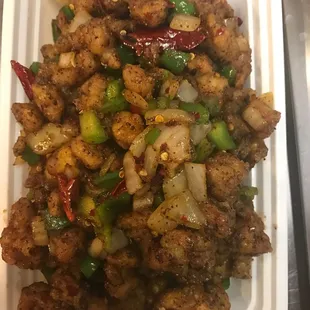 a close up of a plate of food