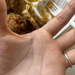 This is glass that was in my food!
