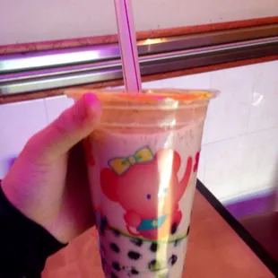 Boba milk tea (original flavor)