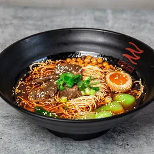 a bowl of noodles