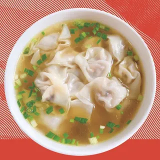Wonton in Chicken Soup .