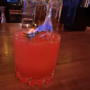 My drink was fire...Crimson Frost